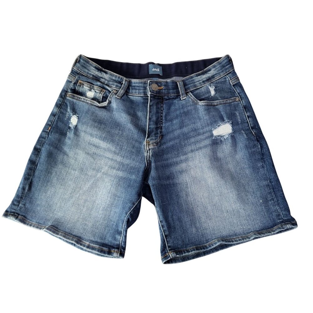 Jag Jeans Blue Distressed Jean Shorts